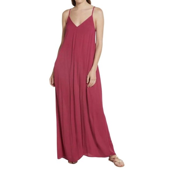 Adrienne Vittadini Chiffon Flowy Fuschia Hi/Low Razer back (Pair w/Jesus… - Picture 1 of 7